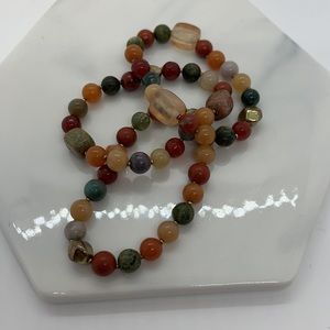 Stretch Bracelets Set of 3 Natural Colors